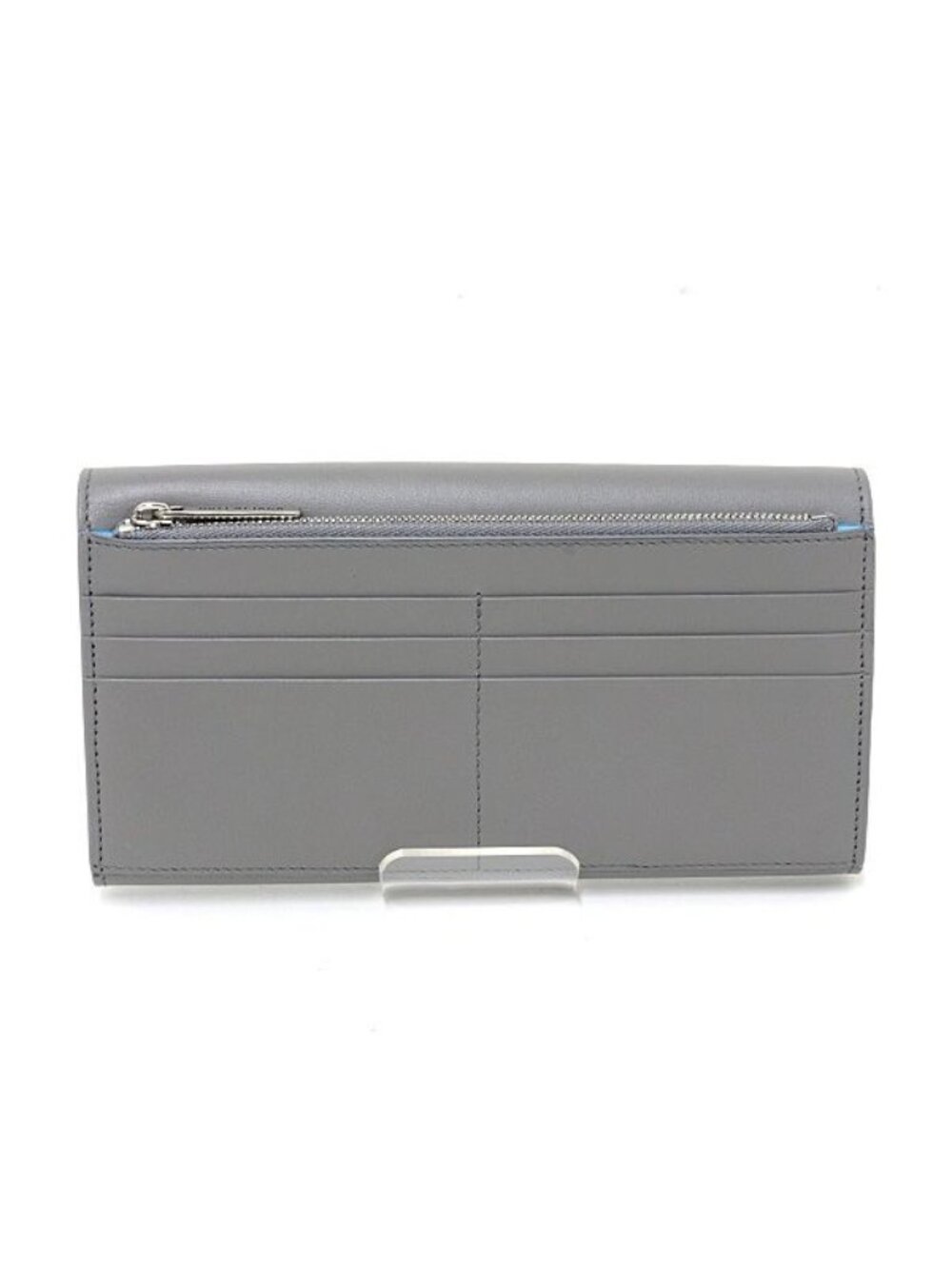 Balenciaga Envelope Wallet Card Holder Gray Calfskin - Picture 2 of 6